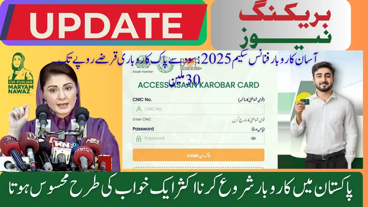 Asaan Karobar Finance Scheme 2025: Interest-Free Business Loans up to Rs. 30 Million