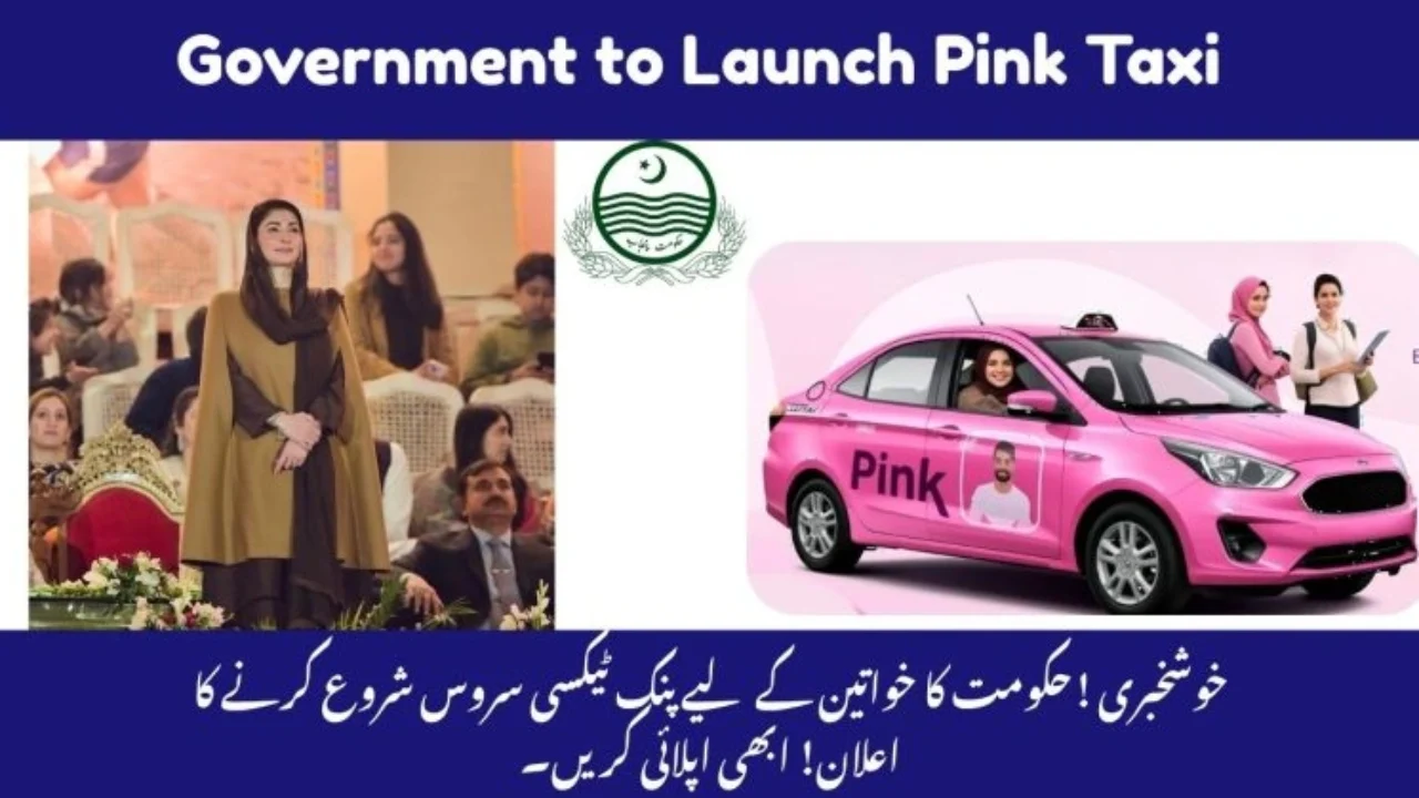 Sindh Govt Pink Taxi Scheme 2025 – A Safe Ride Toward Women’s Empowerment